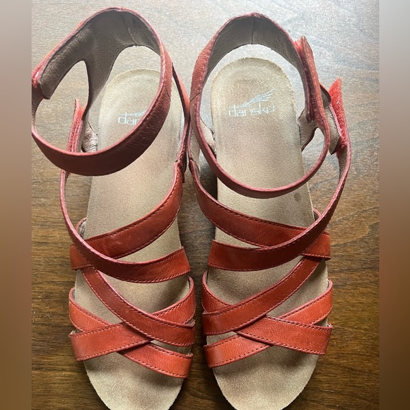 Dansko Shoes - Dansko  Leather Veruca Gladiator Sandal 39